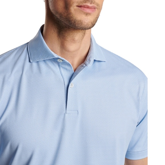 NWT Peter Millar Men's Performance Jersey Polo size L with PGA West Logo - Picture 5 of 12